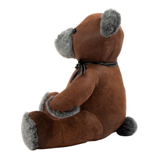 Door Stopper bear dark brown 24x25x28cm