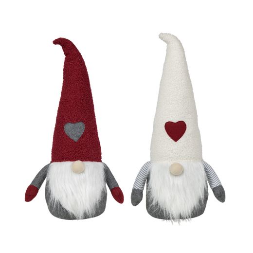 door stopper gnome beige hat