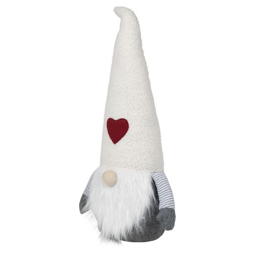 door stopper gnome beige hat