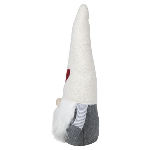 door stopper gnome beige hat