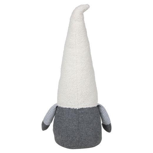 door stopper gnome beige hat