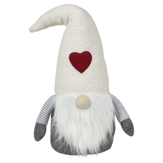 door stopper gnome beige hat