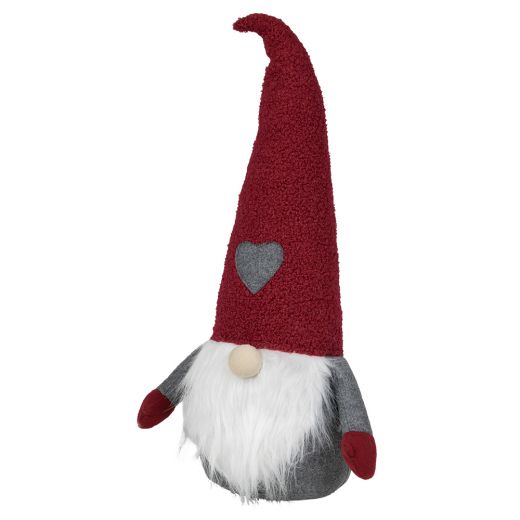 butoir de porte lutin chapeau rouge