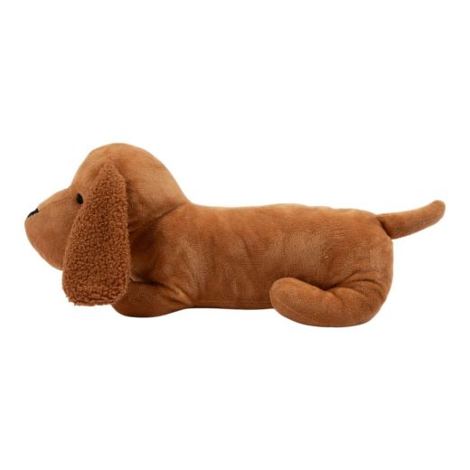 Door Stopper dachshund brown boucle ears 17x40x17cm