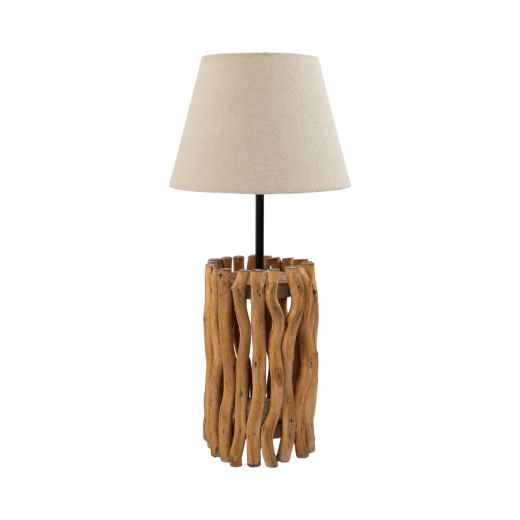 Lamp base wood 43cm