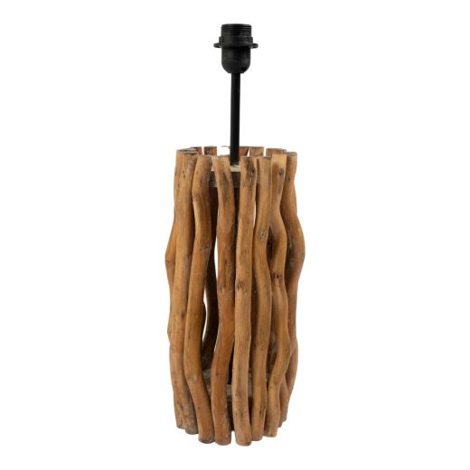 Lamp base wood 53cm