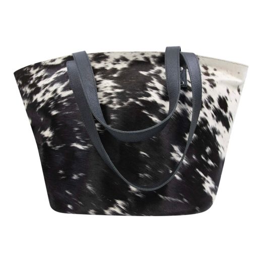 handbag cow black 46x30x18cm (bos taurus taurus)