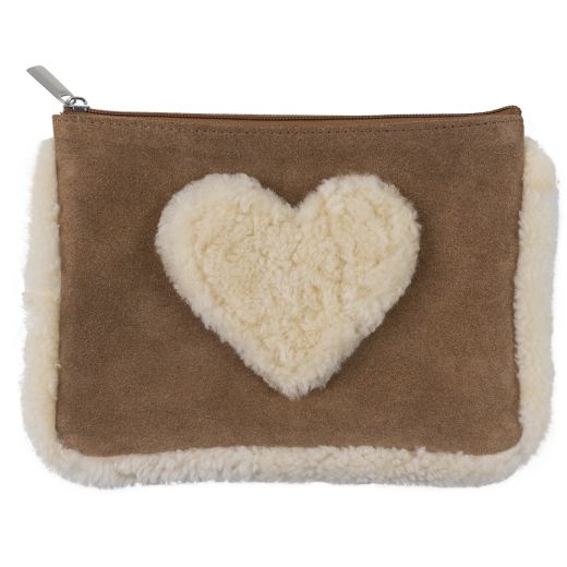 pouch sheep white brown 25cm (ovis aries)