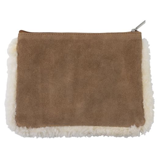 pouch sheep white brown 25cm (ovis aries)