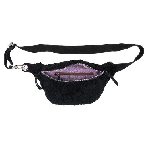 sheep black fanny pack small 30cm (ovis aries)