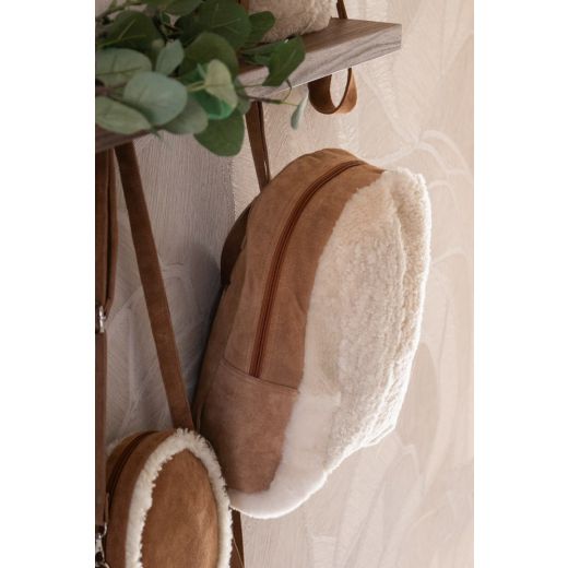 schaap wit rugtas 32cm