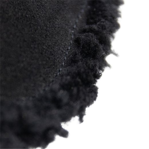 schaap zwart sleutelhanger hart leer 10cm