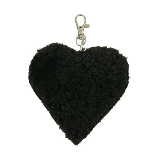 porte-clé mouton noir coeur 10cm*