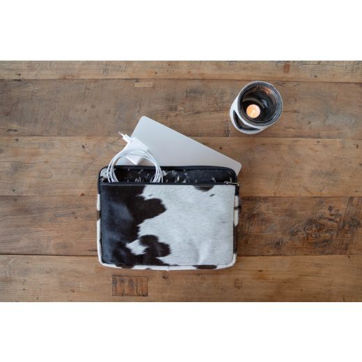 laptop sleeve black 13inch 25x35cm (bos taurus taurus)