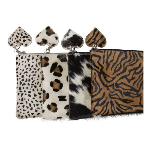 make up bag leopard 15cm (bos taurus taurus)*