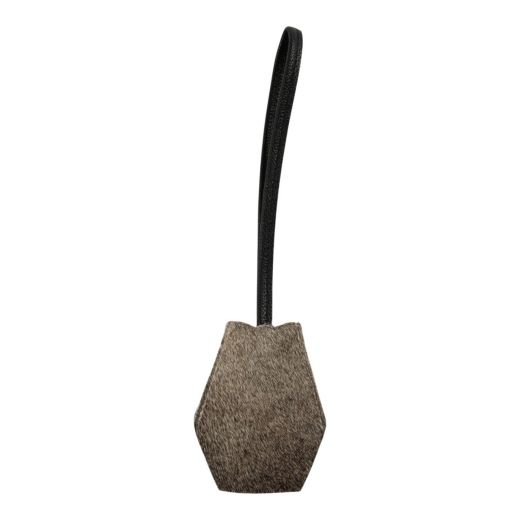 Porte-clés en cuir gris (Bos taurus)