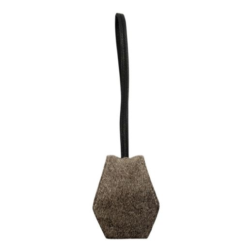 Porte-clés en cuir gris (Bos taurus)