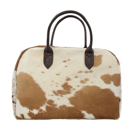 travelbag cow brown 50x35x15cm (bos taurus taurus)