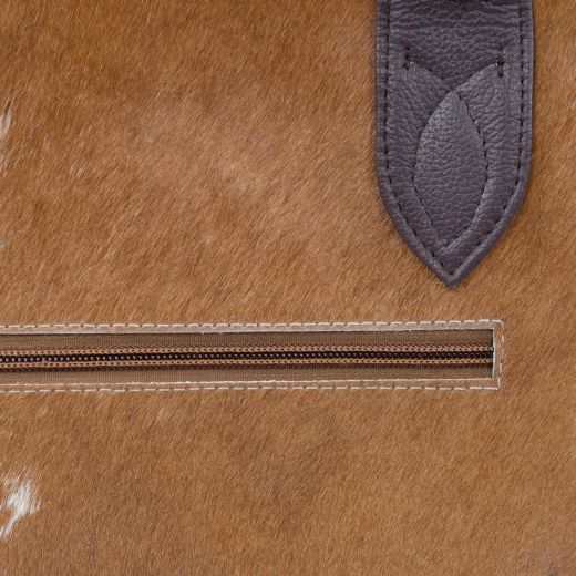 travelbag cow brown 50x35x15cm (bos taurus taurus)