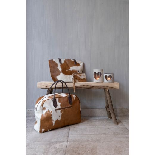travelbag cow brown 50x35x15cm (bos taurus taurus)
