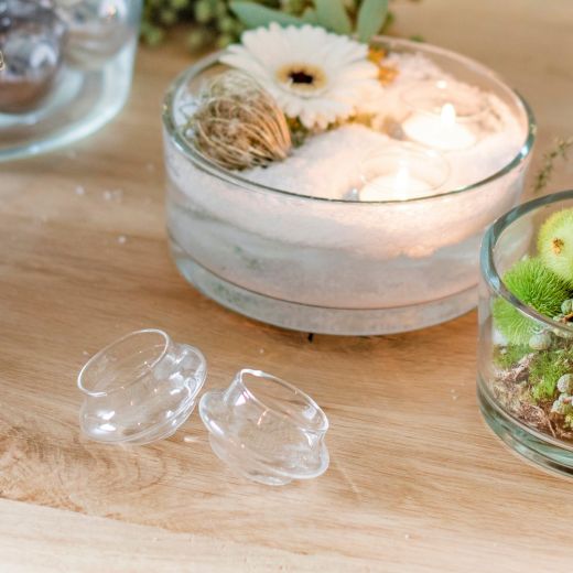 Floating Tealightholder small h4,5 d6,5 cm