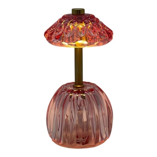 Table lamp maeve pink h15.5 d8cm