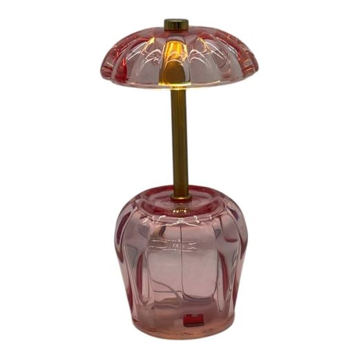 Table lamp coco light pink h19 d9.5cm