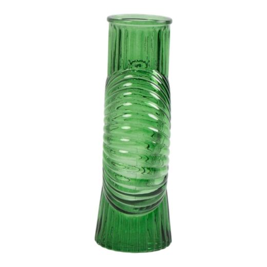 Vase Orlena vert h20,5 d7cm