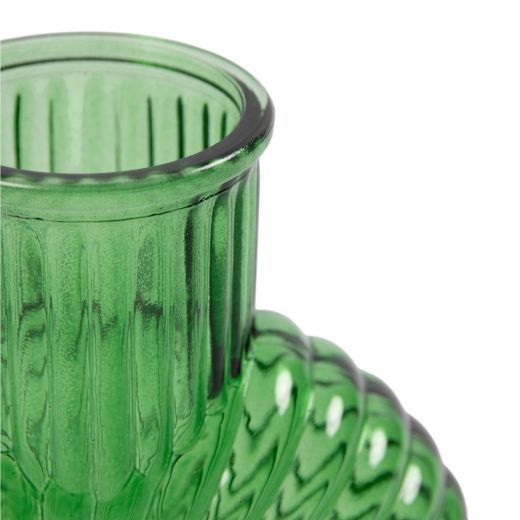 Vase Orlena vert h20,5 d7cm