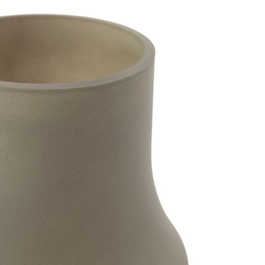 Vase Mira beige h28 d15cm (cc)