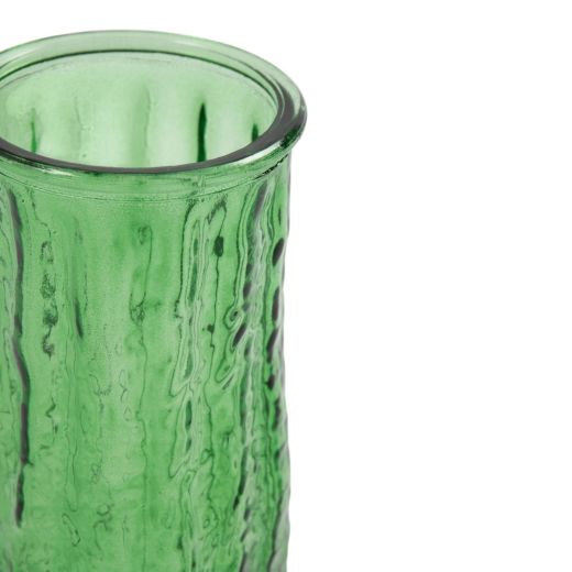 Vase Verina vert h22,5 d8cm