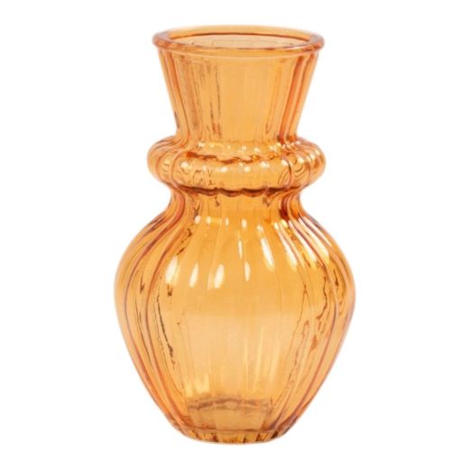 Vase Lysara orange h18 d11cm