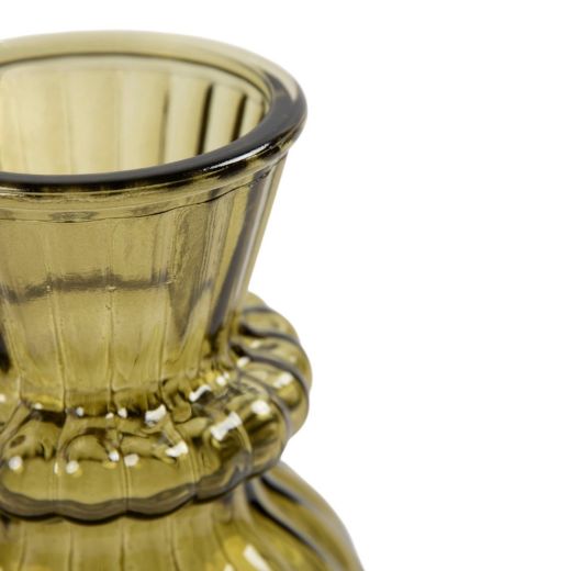 Vase Lysara vert h18 d11cm