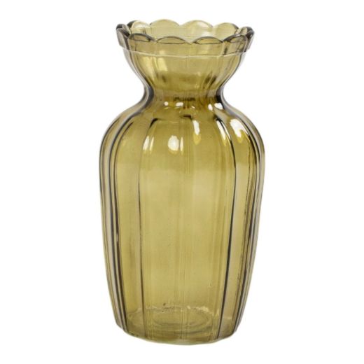 Vase Aveline vert h20 d10,8cm