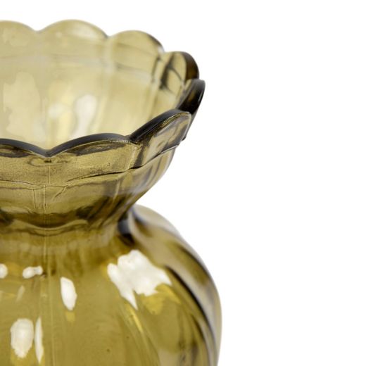 Vase Aveline vert h20 d10,8cm