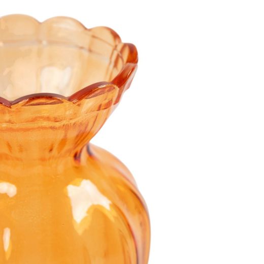 Vase Aveline orange h20 d10,8cm