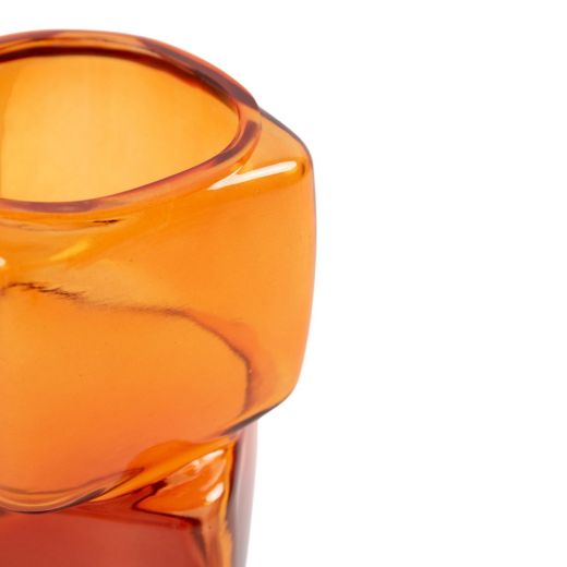 Vase Nerissa orange/pink h24,5 d10cm (cc)