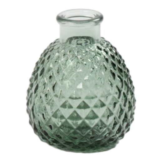 Vase bouteille Emmy vert h8,4 d7cm