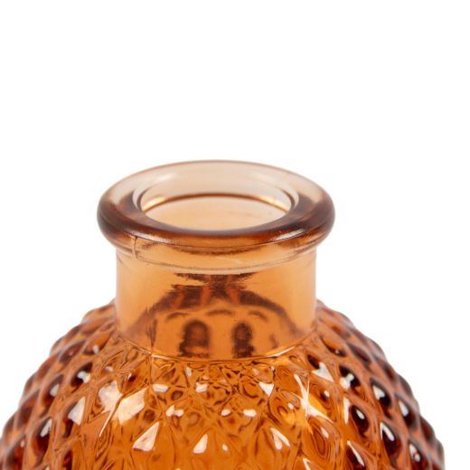 Vase bouteille Emmy orange h8,4 d7cm