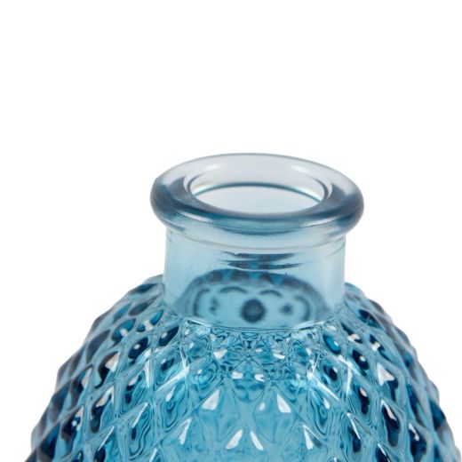 Vase bouteille Emmy bleu h8,4 d7cm