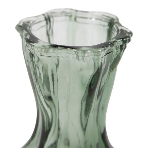 Vase bouteille Tharin vert h10 d6cm
