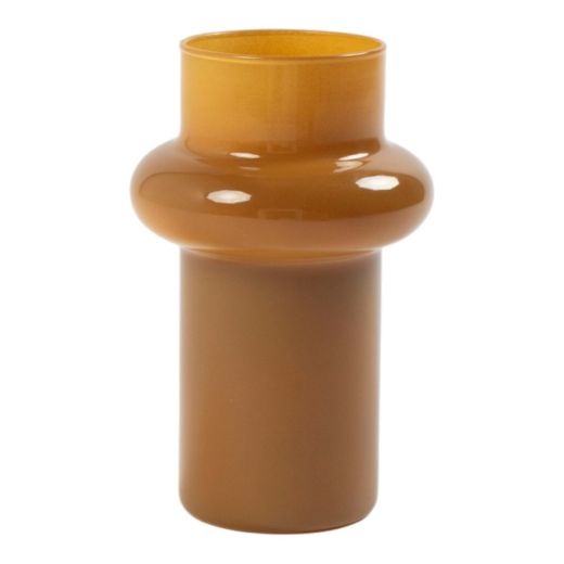 Vaas Max mosterdgeel h18 d12cm