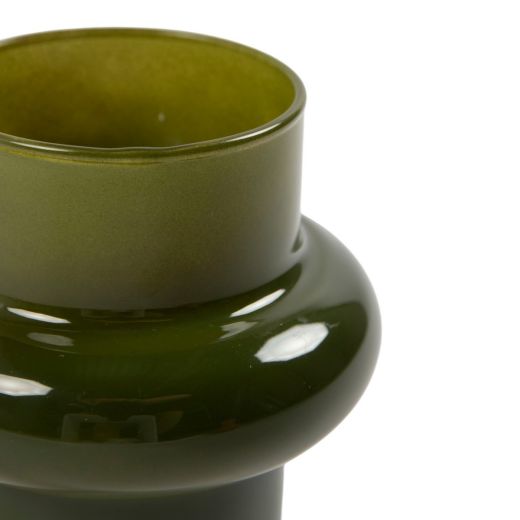 Vaas Max olijfgroen h18 d12cm