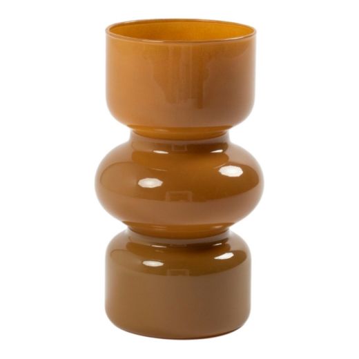 Vaas Lars mosterdgeel h18 d10cm