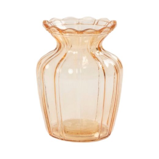 Vase Kamina beige h15,5 d11,5cm