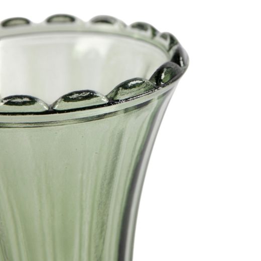 Vase Melvin vert h20 d10cm