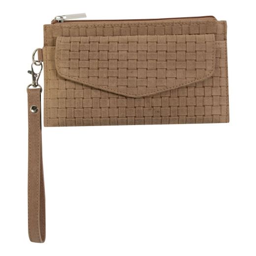 Pouch with pocket weave brown 20x11 (bos taurus taurus)