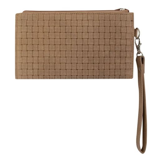 Pouch with pocket weave brown 20x11 (bos taurus taurus)
