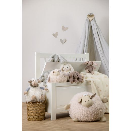 doudou lapin blanc 16cm