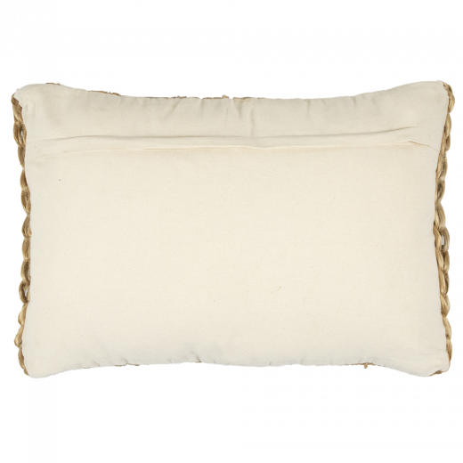 handmade jute cushion 40x60cm